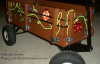 Wagon With Sound Reactive Electroluminescent Wire